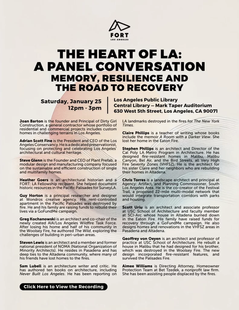 The Heart of LA: A Panel Conversation